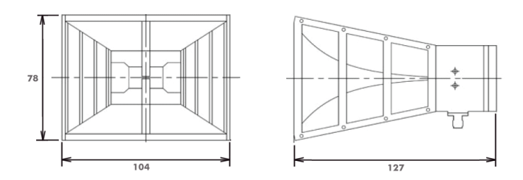 AX-48H Broadband Horn Antenna