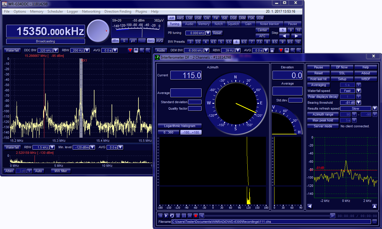 WiNRADiO WD-6200 Direction Finding System