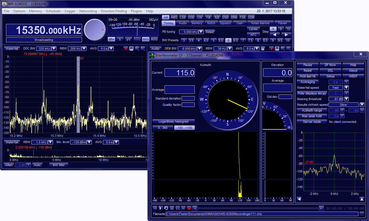 WiNRADiO WD-6300 Direction Finding System