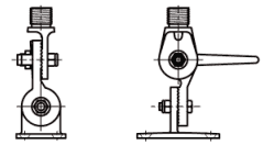 WR-AC-DMB-114 Heavy Duty Deck-Mount Antenna Base