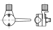 WR-AC-RMB-114 Heavy Duty Rail-Mount Antenna Base